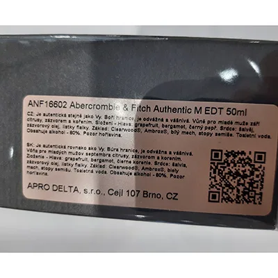 Eau de toilette «AUTHENTIC MAN» — foto 2 dell'alert A12/01570/24