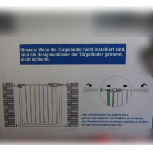Cancello della scala «Auto-Close Baby Safety Gate YARDIN Treppenschutzgitter» — foto 5 dell'alert SR/03046/26