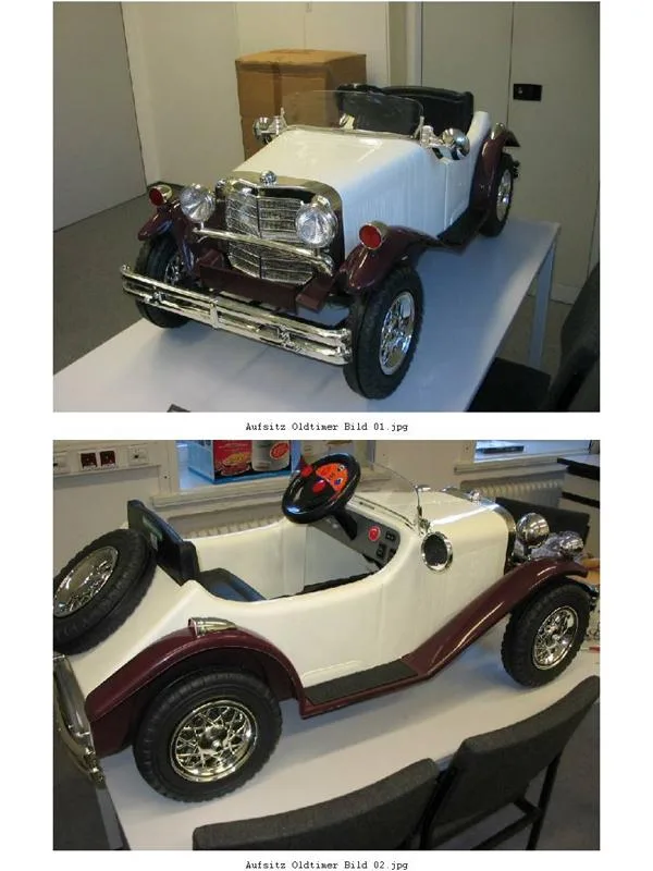 Auto elettrica – Oldtimer-Kinderelektroauto (auto elettrica per bambini) — foto 2 dell'alert 0188/09
