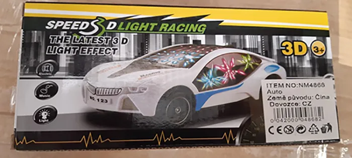 Giocattolo a batteria «Auto SPEEDS 3D LIGHT RACING» — foto 2 dell'alert A12/01138/22
