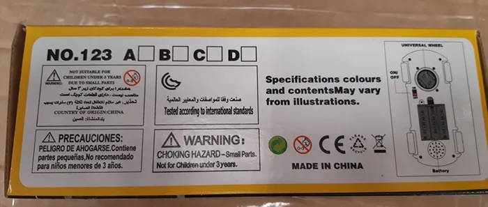 Giocattolo a batteria «Auto SPEEDS 3D LIGHT RACING» — foto 3 dell'alert A12/01138/22