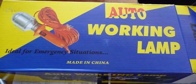 Lampada palmare «Auto working lamp» — foto 1 dell'alert A12/1443/13