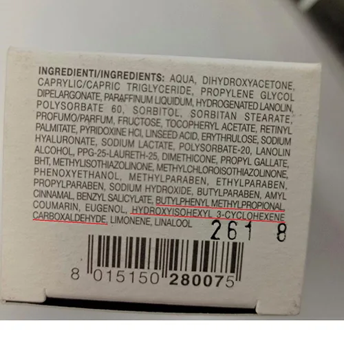 Crema abbronzante «Autoabbronzante "effetto sole"» — foto 2 dell'alert SR/02033/25