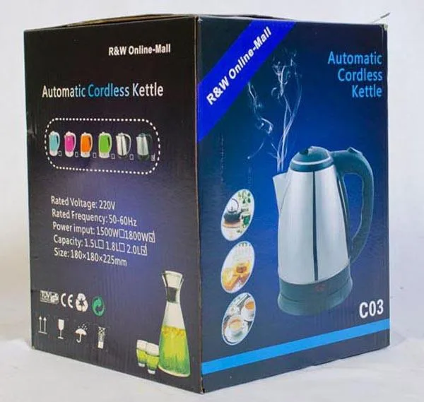 Bollitore elettrico «Automatic Cordless Kettle» — foto 2 dell'alert A12/1848/17