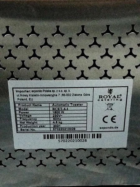 Tostapane elettrico «Automatic Toaster» — foto 3 dell'alert A11/00040/22