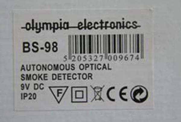 Rilevatore di fumo «Autonomous Optical Smoke Detector» — foto 1 dell'alert A12/1388/15