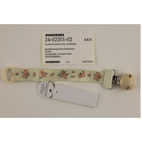 Portasucchietto «Autumn Rose pacifier clip» — foto 2 dell'alert A12/02668/24