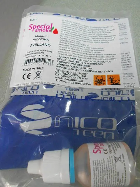 Liquido per sigarette elettroniche «Avellano» (Special Smoke)