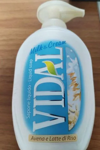 Sapone liquido «Avena e latte di riso» (Vidal)