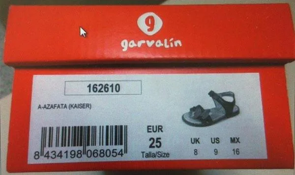 Sandali per ragazze «Azafata (Kaiser)» (Garvalin)