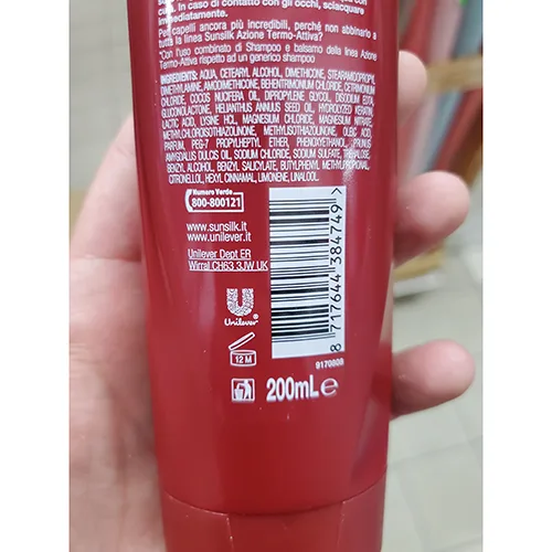 Balsamo per capelli «Azione termo - attiva» — foto 2 dell'alert A12/02156/24