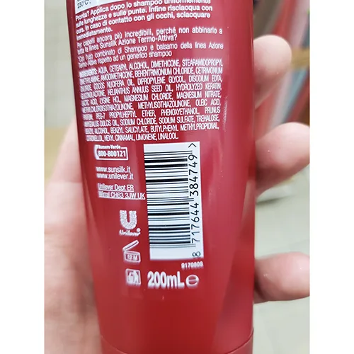 Balsamo per capelli «Azione termo - attiva» — foto 3 dell'alert A12/02156/24