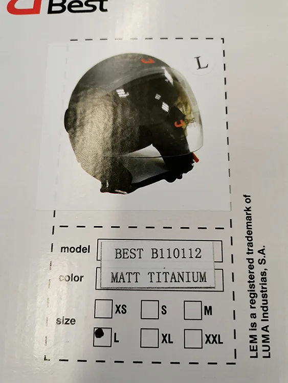Casco da moto «B110» — foto 2 dell'alert A12/00884/20