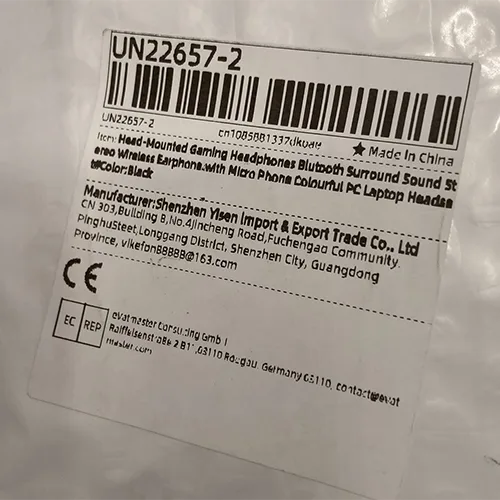 Cuffie senza fili «B39 Wireless Headset» — foto 3 dell'alert SR/02797/26