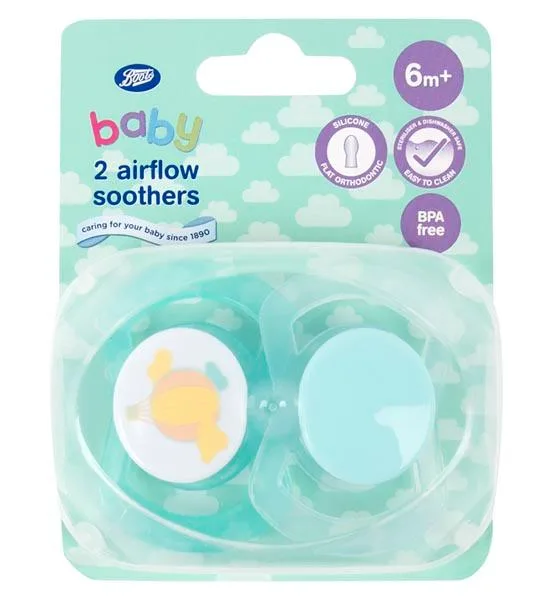 Succhietto per bambini «Baby 2 Airflow Soothers» (Boots)