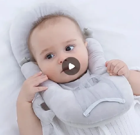 Cuscino autoalimentante del bambino «Baby anti bias headrest anti spitting milk pillow»