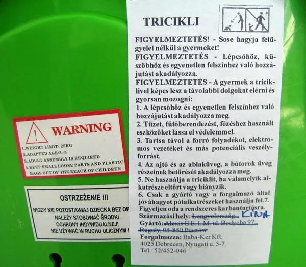 Triciclo «Baby car» — foto 3 dell'alert A11/0053/19