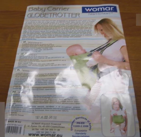 Portabambini «Baby carrier - Globetrotter» — foto 2 dell'alert A12/1743/16