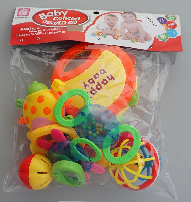 Set di sonagli in plastica «Baby Concert Funny little toy» (HUABIAO TOYS)