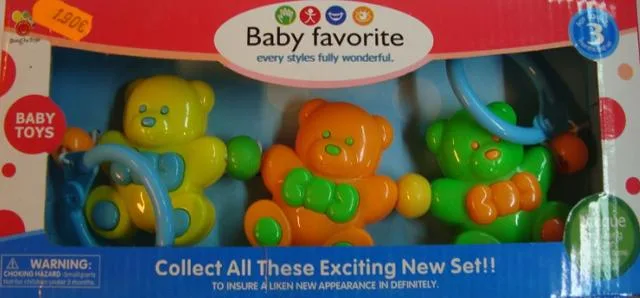 Set di sonaglio «Baby Favorite» (Zheng he Toys)