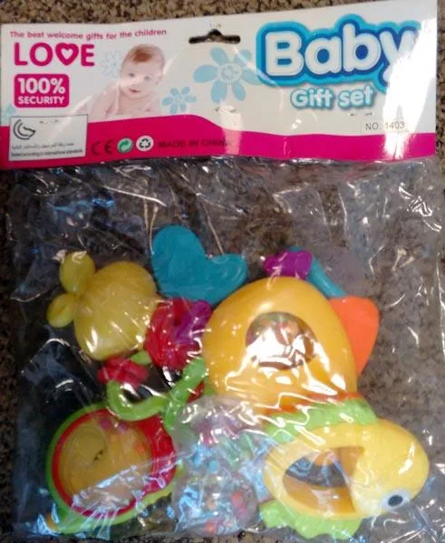 Set di sonaglio e dentizione per bambini «Baby Gift Set» (Bei le ai)