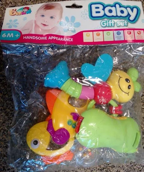 Set di sonaglio e dentizione per bambini «Baby Gift Set» — foto 2 dell'alert A12/1555/16