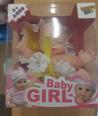 Bambola di plastica «Baby Girl» (Happy day)