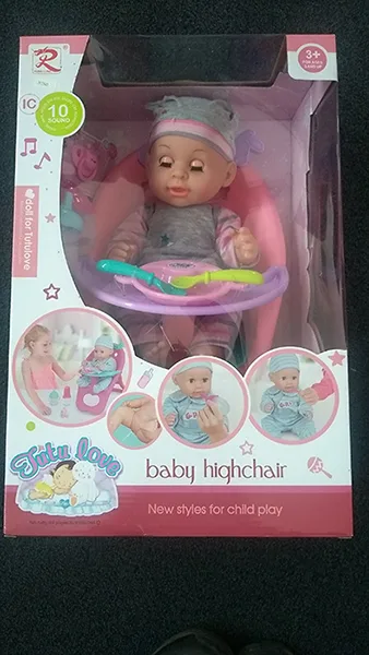 Bambola di plastica «baby highchair» (Rong Long)