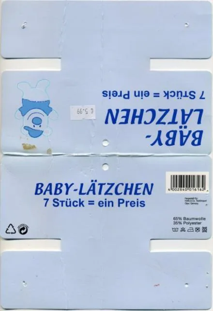 Bavaglino per bambini «Baby-Lätzchen» — foto 6 dell'alert A12/0942/13