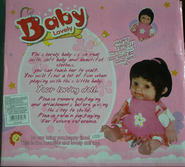 Bambola di plastica «Baby Lovely» (HE CHENG)