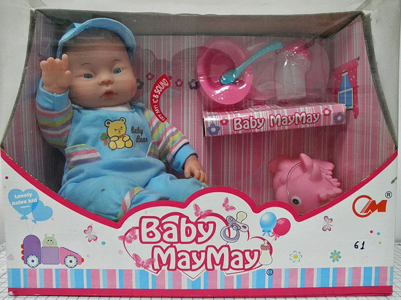 Bambola morbida con accessori «Baby MayMay» (Cm)