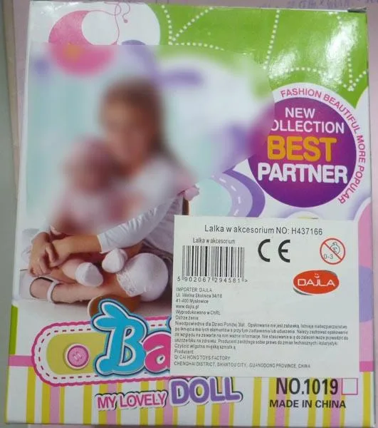 Bambola di plastica «Baby My lovely doll / Lalka w akcesorium» — foto 4 dell'alert A12/0703/18