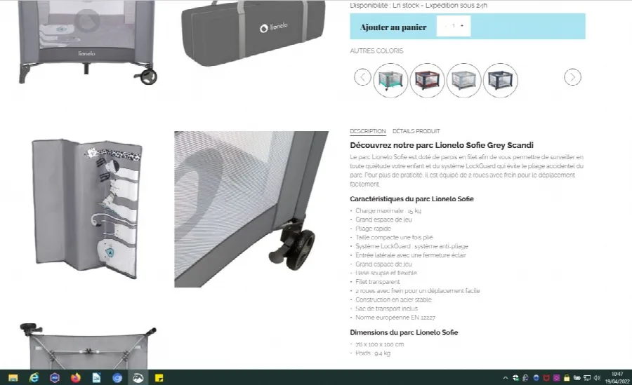 Box pieghevole «Baby playpen» — foto 3 dell'alert A12/00663/23
