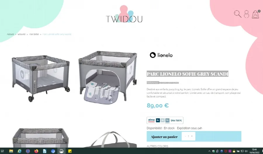 Box pieghevole «Baby playpen» — foto 4 dell'alert A12/00663/23