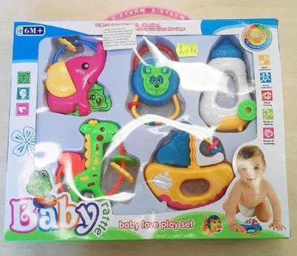 Set di sonaglio «Baby Rattle - Baby Love Play Set» (Unknown)