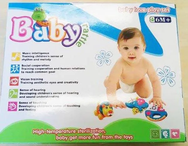 Set di sonaglio «Baby Rattle - Baby Love Play Set» — foto 2 dell'alert A12/0601/16