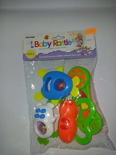 Set giocattolo a sonagli «Baby Rattle» (Fei Pan)