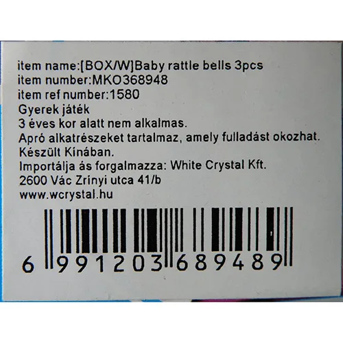 Set di sonagli per giocattoli «Baby rattles, Just for angelic smile» — foto 3 dell'alert SR/03321/25