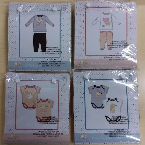 Abbigliamento per bambini «'Baby Rompers 2-pak' and 'Baby Pyjama'» — foto 2 dell'alert A12/0090/16