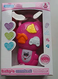 Giocattolo di plastica «baby's musical tinkler» — foto 2 dell'alert A12/00743/21