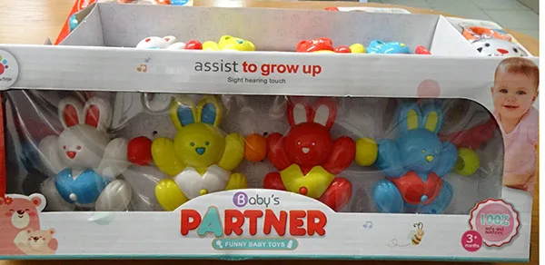 Giocattolo del sonaglio «Baby's Partner Funny Baby Toys»