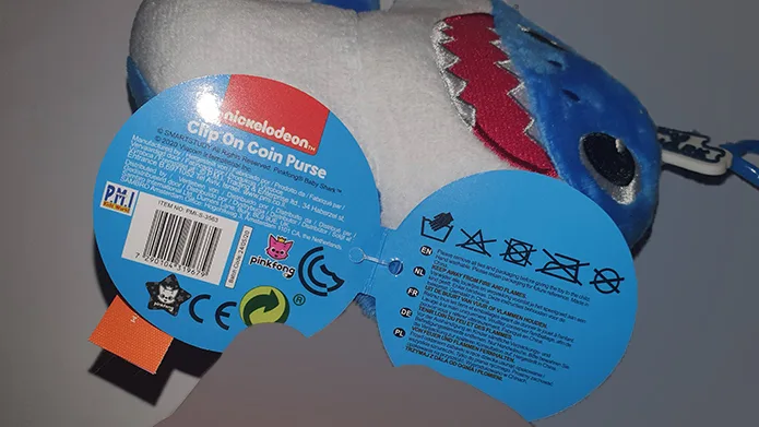 Giocattolo morbido «BABY SHARK, Clip On Coin Purse» — foto 2 dell'alert A12/01836/20