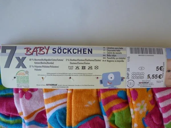Calzini per bambini «Baby Söckchen ("Baby socks")» — foto 2 dell'alert A12/1001/15