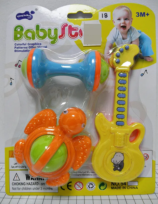 Set di giocattoli a sonaglio «BABY STAR» (YINGLE BAO TOYS)