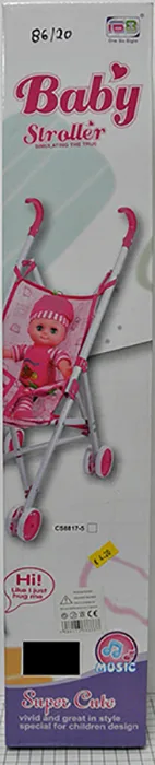 Passeggino per bambole «Baby stroller» (One Six Eight)