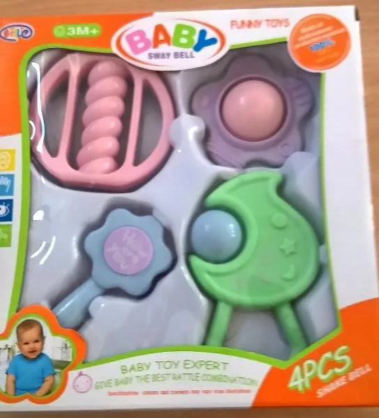 Set di giocattoli rattle «Baby sway bell» (Funny Toys)