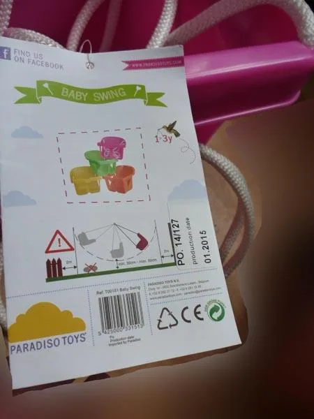 Altalena per bambini «Baby Swing» — foto 2 dell'alert A12/0818/17