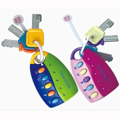 Giocattolo di plastica «Baby Toy Musical Car Key Vocal Smart Remote Car»