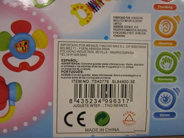 Giocattolo di plastica del sonaglio «Baby Toys» — foto 3 dell'alert A12/2013/18
