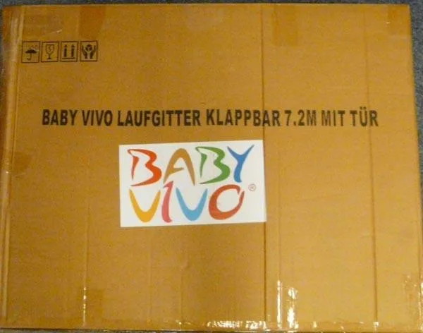 Box in legno «Baby Vivo Laufgitter klappbar 7.2m mit Tür» — foto 2 dell'alert A11/0061/16